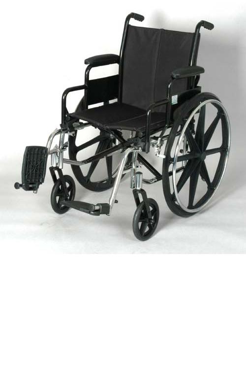 High Strength Lightweight Wheelchair With Swing-away Footrests 1